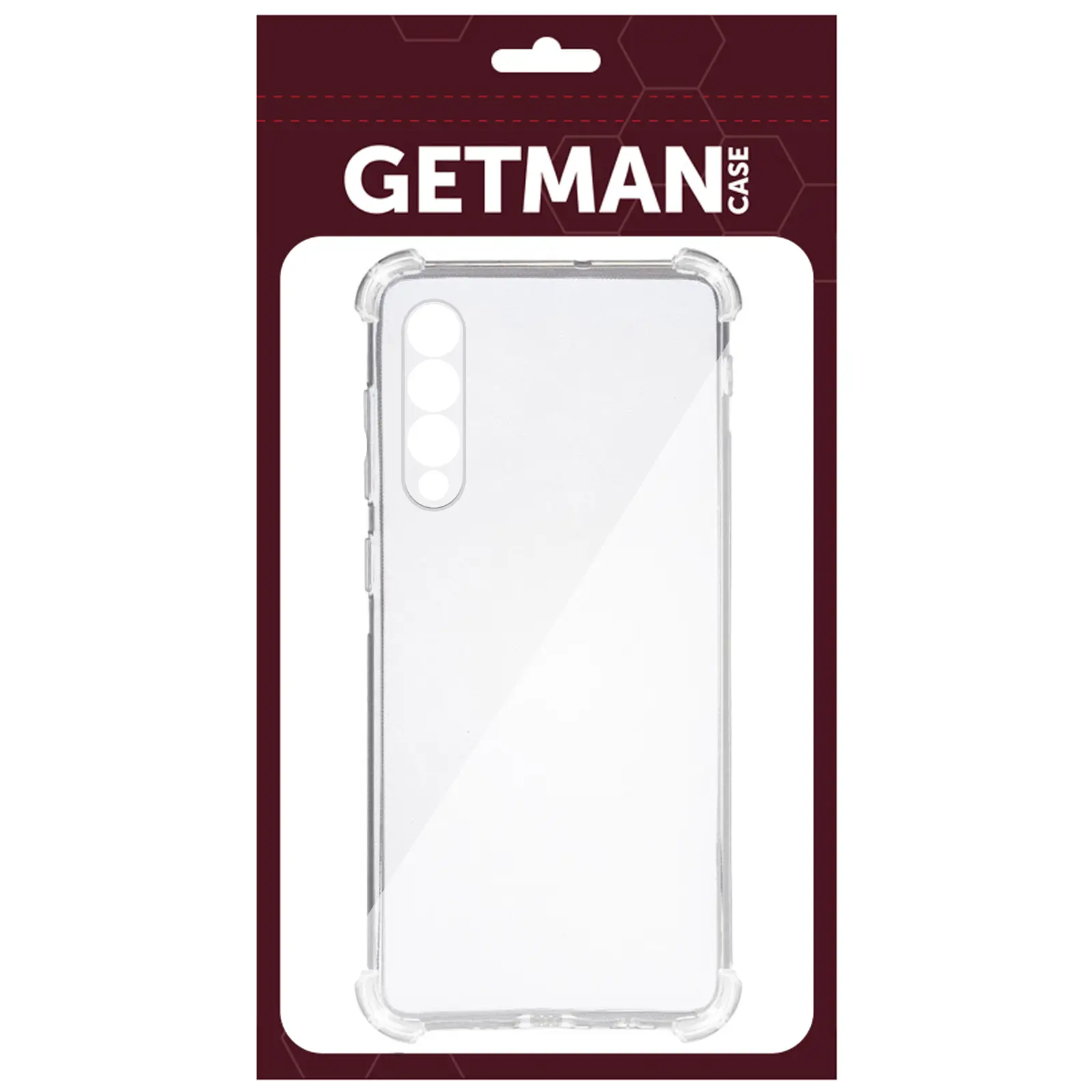 TPU чехол GETMAN Ease logo усиленные углы Full Camera для Samsung Galaxy A50 (A505F) / A50s / A30s, Бесцветный (прозрачный) 1, TPU, купить оптом с доставкой