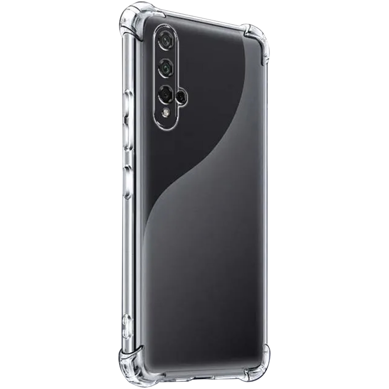 TPU чохол GETMAN Ease logo посилені кути Full Camera для Huawei Honor 20 / Nova 5T, Безбарвний (прозорий), TPU, купити оптом з доставкою
