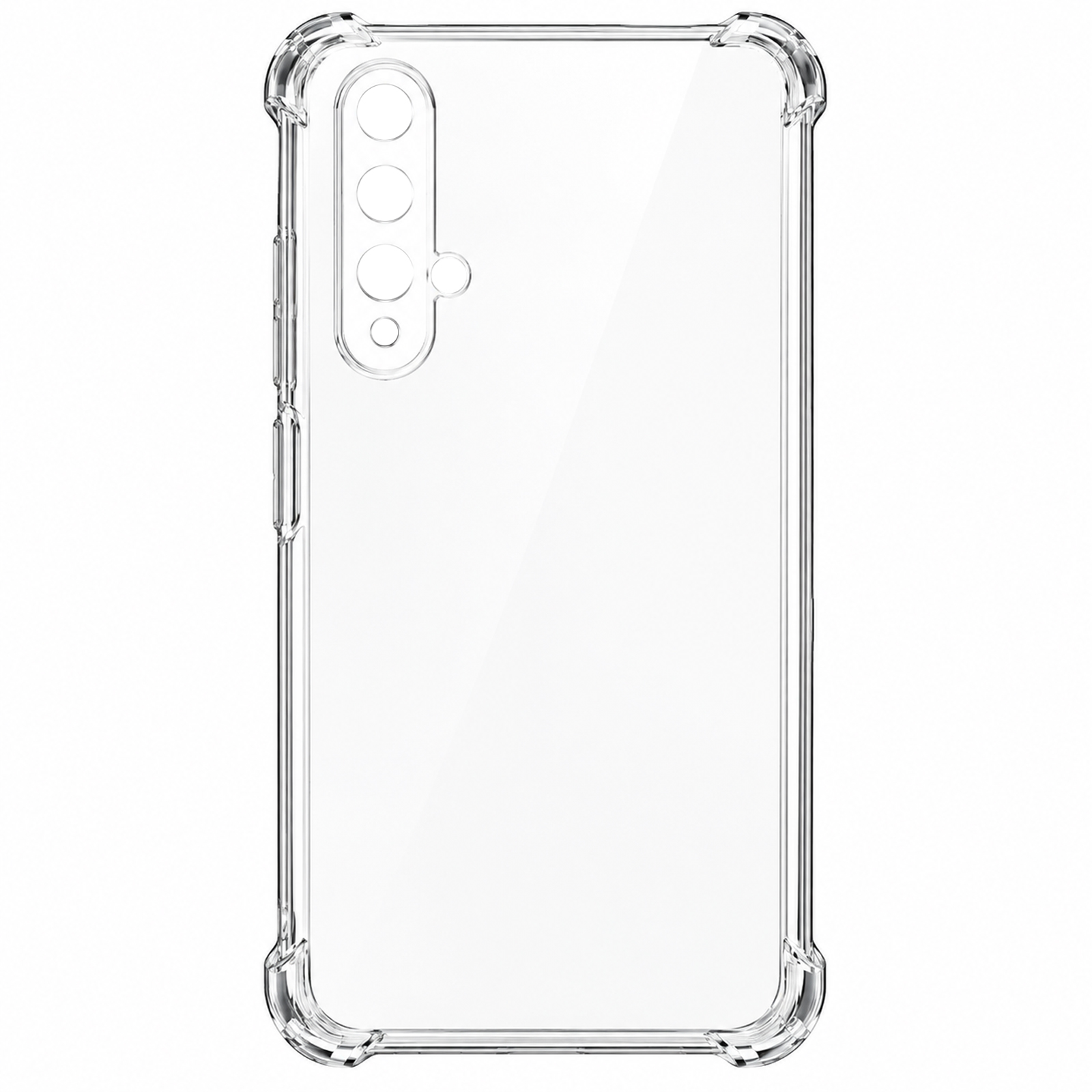 TPU чохол GETMAN Ease logo посилені кути Full Camera для Huawei Honor 20 / Nova 5T, Безбарвний (прозорий) 1, TPU, купити оптом з доставкою