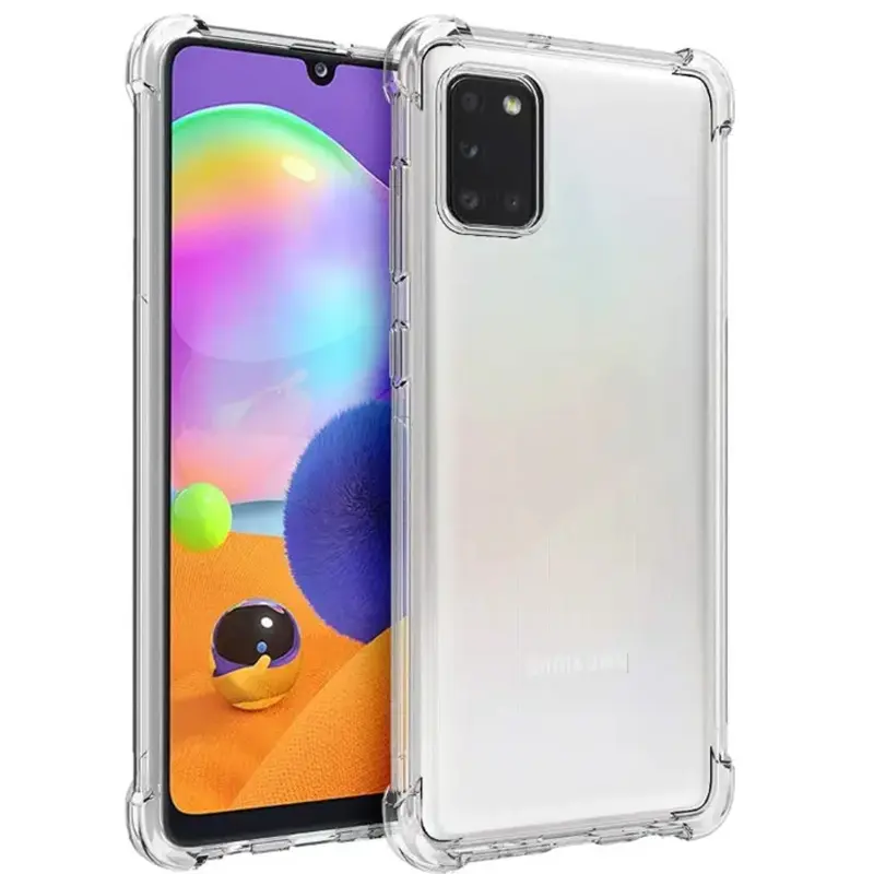 TPU чехол GETMAN Ease logo усиленные углы Full Camera для Samsung Galaxy A31, TPU, купить оптом с доставкой