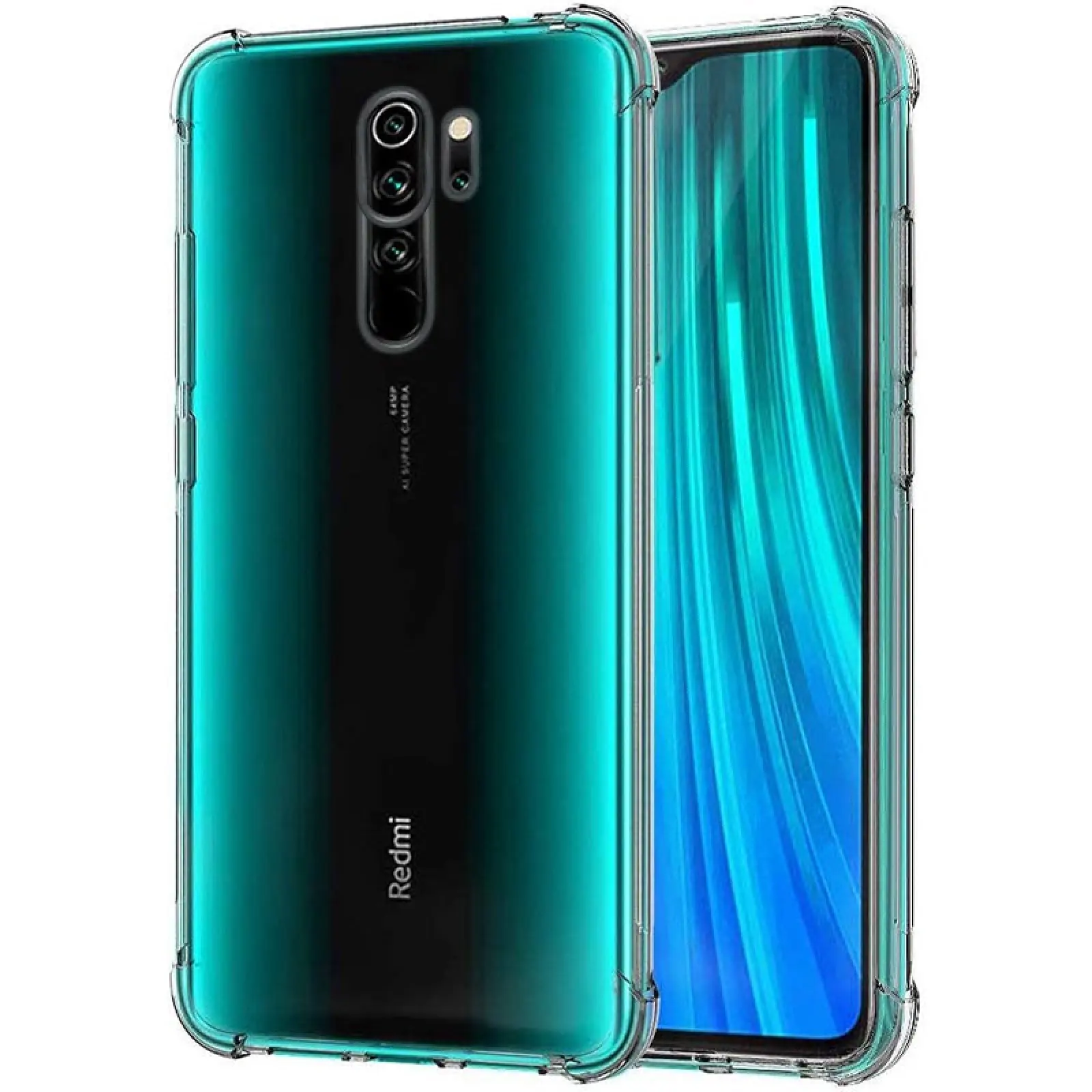 TPU чохол GETMAN Ease logo посилені кути Full Camera для Xiaomi Redmi 9, Безбарвний (прозорий), TPU, купити оптом з доставкою