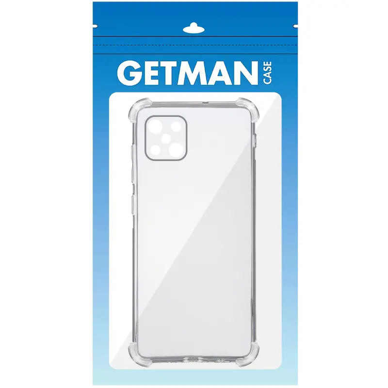 TPU чехол GETMAN Ease logo усиленные углы Full Camera для Oppo A92s, Бесцветный (прозрачный) 2, TPU, купить оптом с доставкой