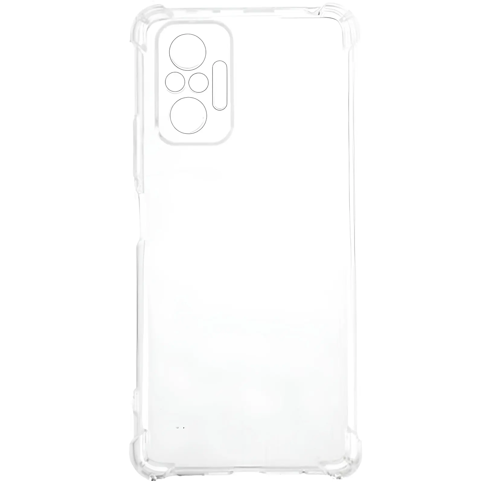 TPU чехол GETMAN Ease logo усиленные углы Full Camera для Xiaomi Redmi Note 10 Pro / 10 Pro Max, Бесцветный (прозрачный) 4, TPU, купить оптом с доставкой