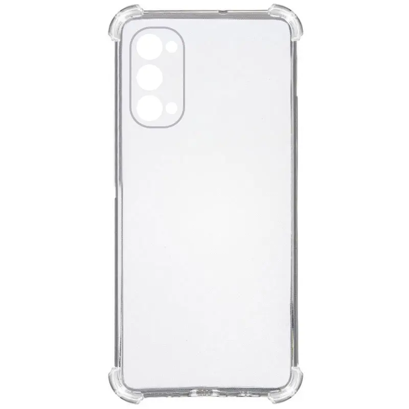 TPU чехол GETMAN Ease logo усиленные углы Full Camera для Oppo Reno 4 Pro 5G, Бесцветный (прозрачный) 6, TPU, купить оптом с доставкой