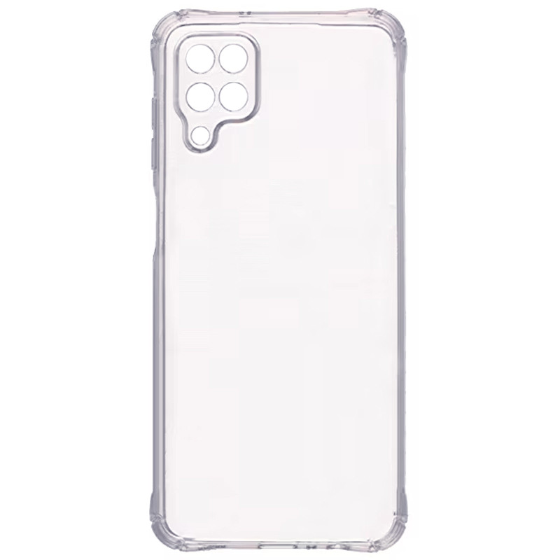 TPU чехол GETMAN Ease logo усиленные углы Full Camera для Samsung Galaxy A12 / M12, Бесцветный (прозрачный), TPU, купить оптом с доставкой