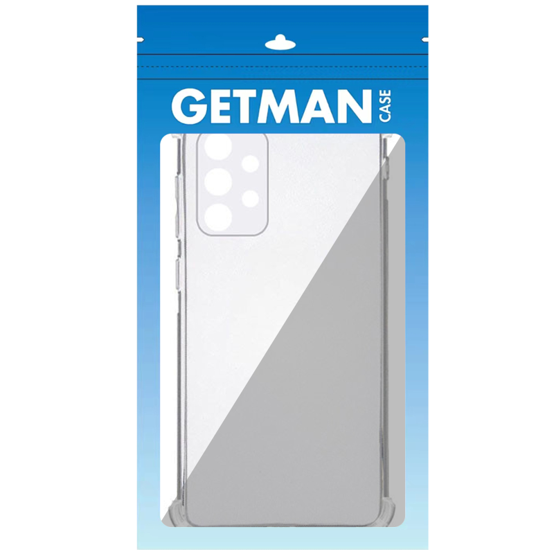 TPU чехол GETMAN Ease logo усиленные углы Full Camera для Samsung Galaxy A72 4G / A72 5G, Бесцветный (прозрачный) 1, TPU, купить оптом с доставкой