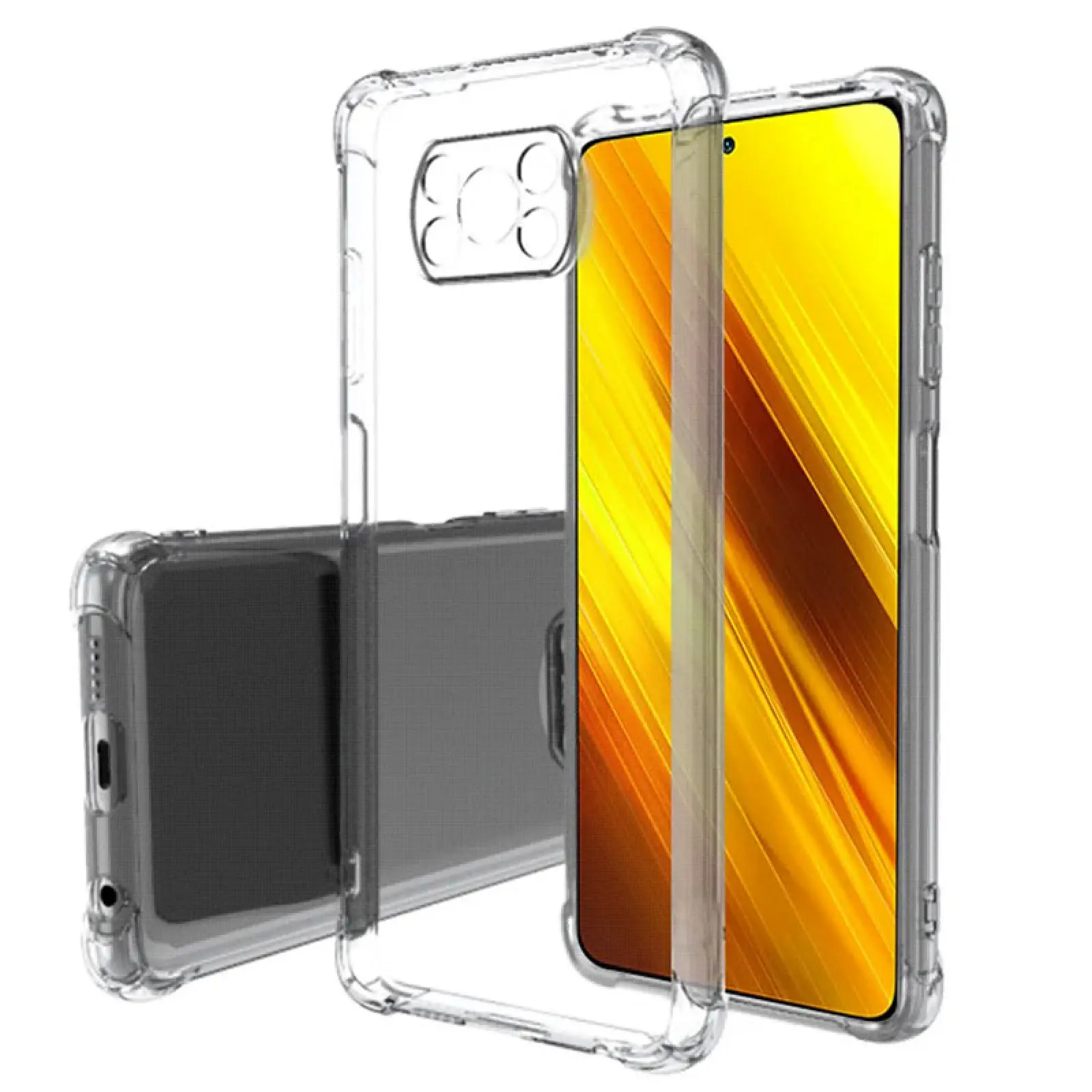 TPU чехол GETMAN Ease logo усиленные углы Full Camera для Xiaomi Poco X3 NFC / Poco X3 Pro, TPU, купить оптом с доставкой