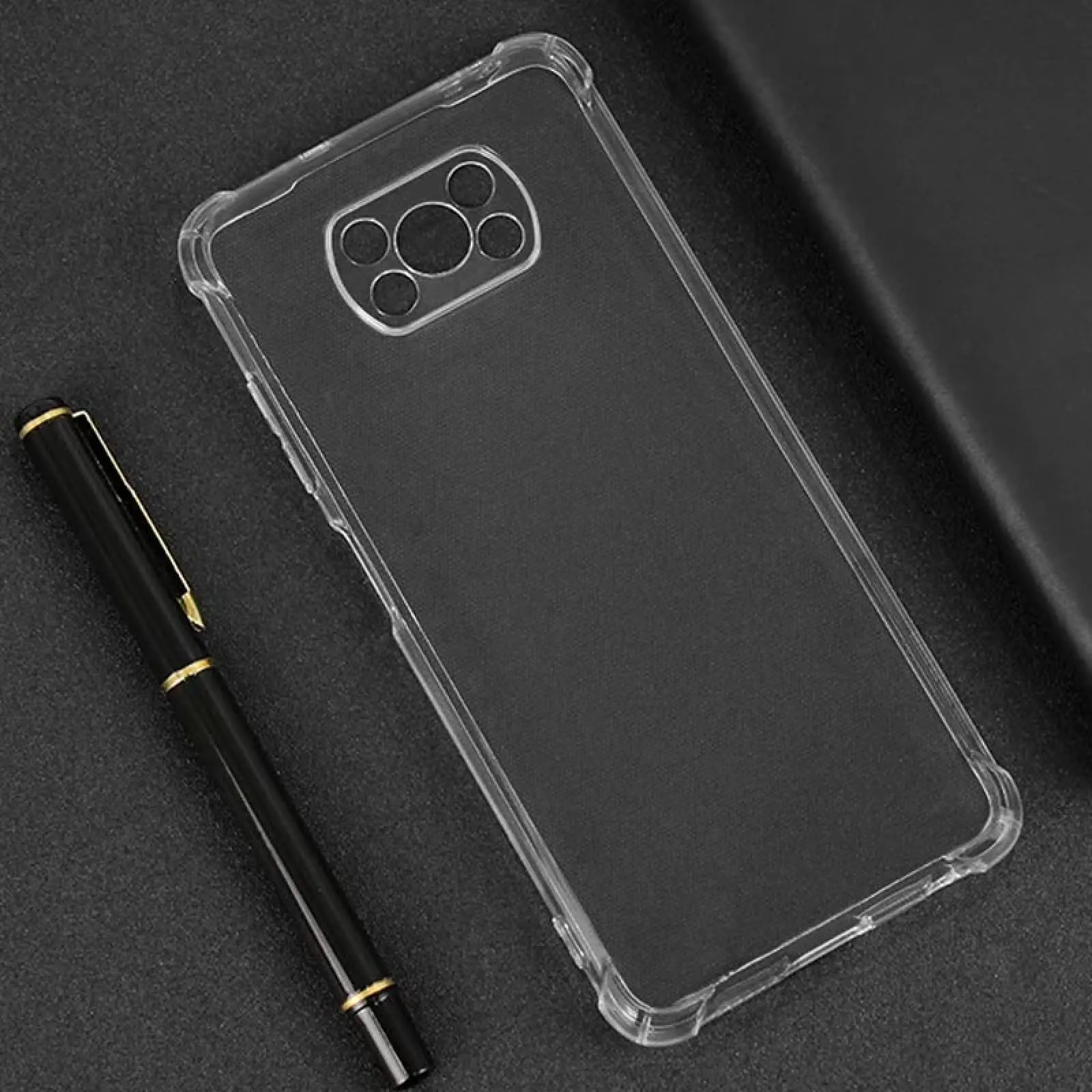 TPU чехол GETMAN Ease logo усиленные углы Full Camera для Xiaomi Poco X3 NFC / Poco X3 Pro, Бесцветный (прозрачный) 3, TPU, купить оптом с доставкой