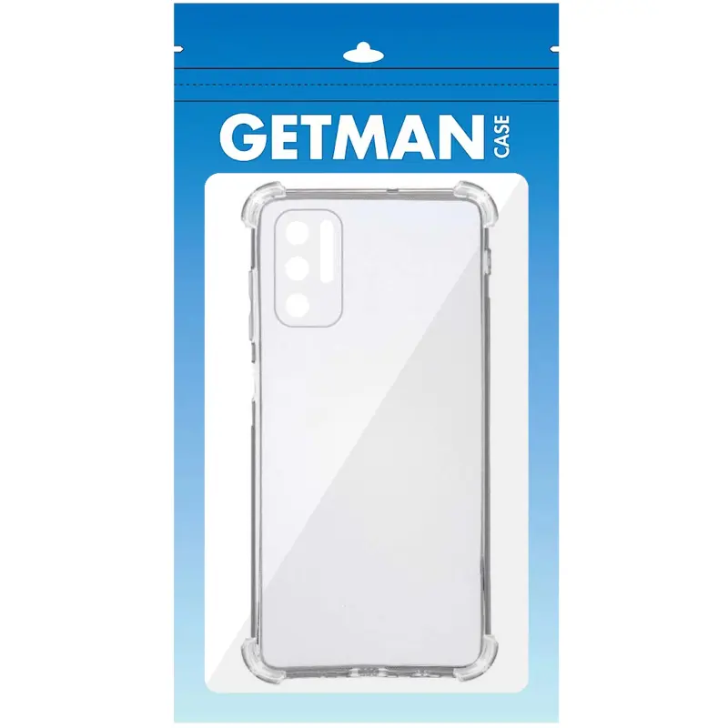 TPU чехол GETMAN Ease logo усиленные углы Full Camera для Xiaomi Redmi Note 10 5G / Poco M3 Pro, Бесцветный (прозрачный) 4, TPU, купить оптом с доставкой