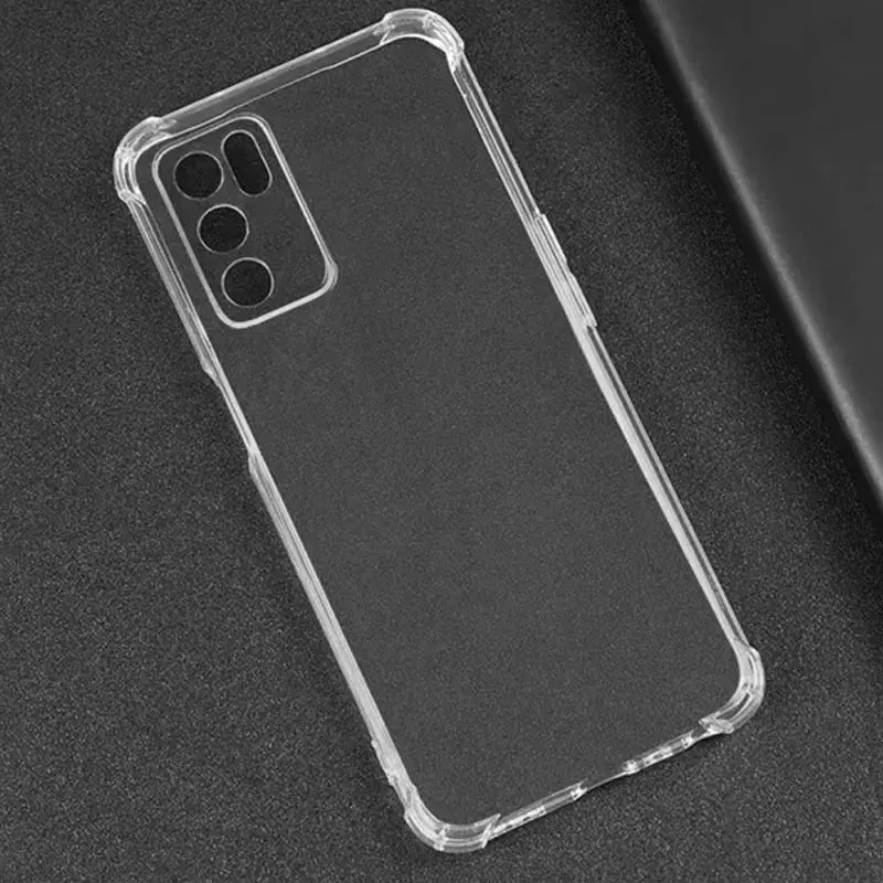 TPU чехол GETMAN Ease logo усиленные углы Full Camera для Oppo A16s / A16 / A54s, Бесцветный (прозрачный) 1, TPU, купить оптом с доставкой