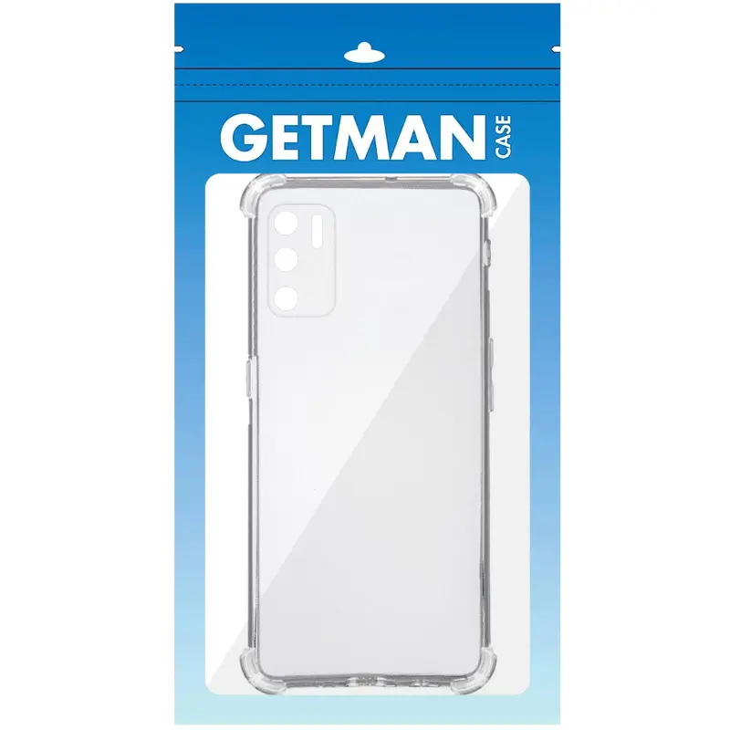 TPU чехол GETMAN Ease logo усиленные углы Full Camera для Oppo A16s / A16 / A54s, Бесцветный (прозрачный) 5, TPU, купить оптом с доставкой