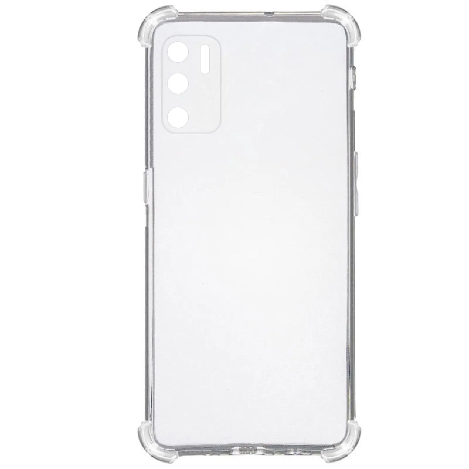 TPU чехол GETMAN Ease logo усиленные углы Full Camera для Oppo A16s / A16 / A54s, Бесцветный (прозрачный) 6, TPU, купить оптом с доставкой