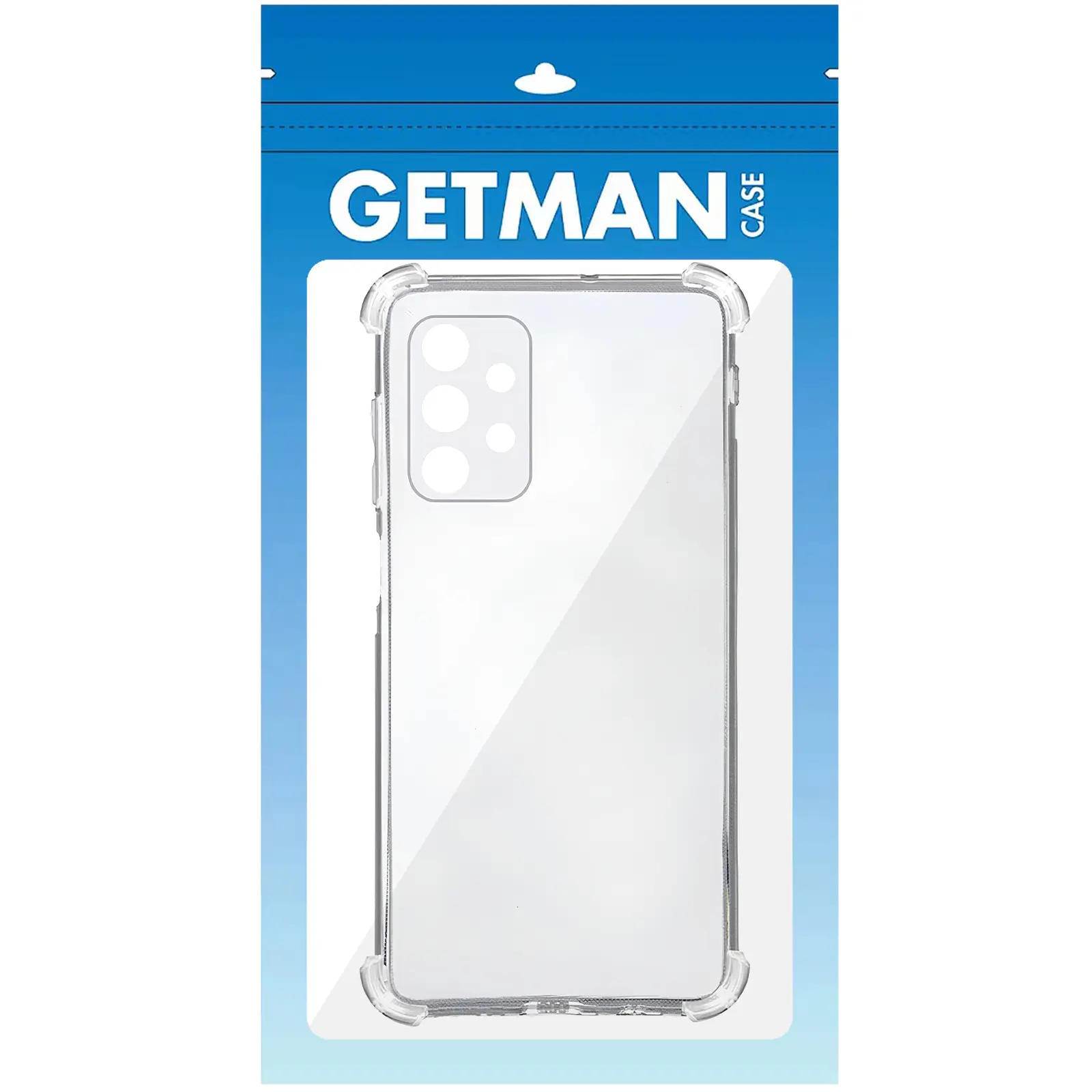 TPU чехол GETMAN Ease logo усиленные углы Full Camera для Samsung Galaxy A13 4G, Бесцветный (прозрачный) 3, TPU, купить оптом с доставкой