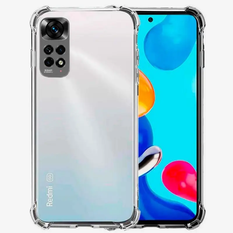 TPU чехол GETMAN Ease logo усиленные углы Full Camera для Xiaomi Redmi Note 11 (Global) / Note 11S, Бесцветный (прозрачный), TPU, купить оптом с доставкой