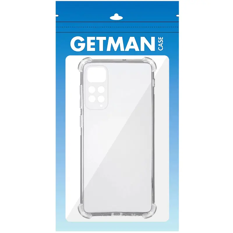 TPU чехол GETMAN Ease logo усиленные углы Full Camera для Xiaomi Redmi Note 11 (Global) / Note 11S, Бесцветный (прозрачный) 3, TPU, купить оптом с доставкой