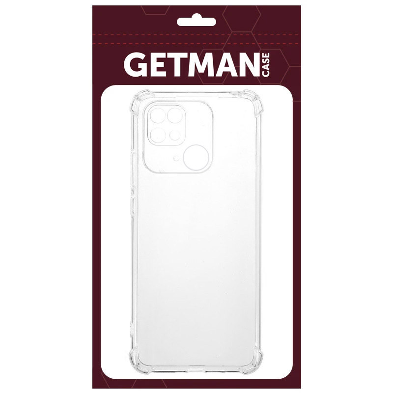 TPU чохол GETMAN Ease logo для Xiaomi Redmi 10C | Посилені кути з амортизацією Фотографія №2 TPU чохол GETMAN Ease logo для Xiaomi Redmi 10C | Посилені кути з амортизацією на малюнкі №2