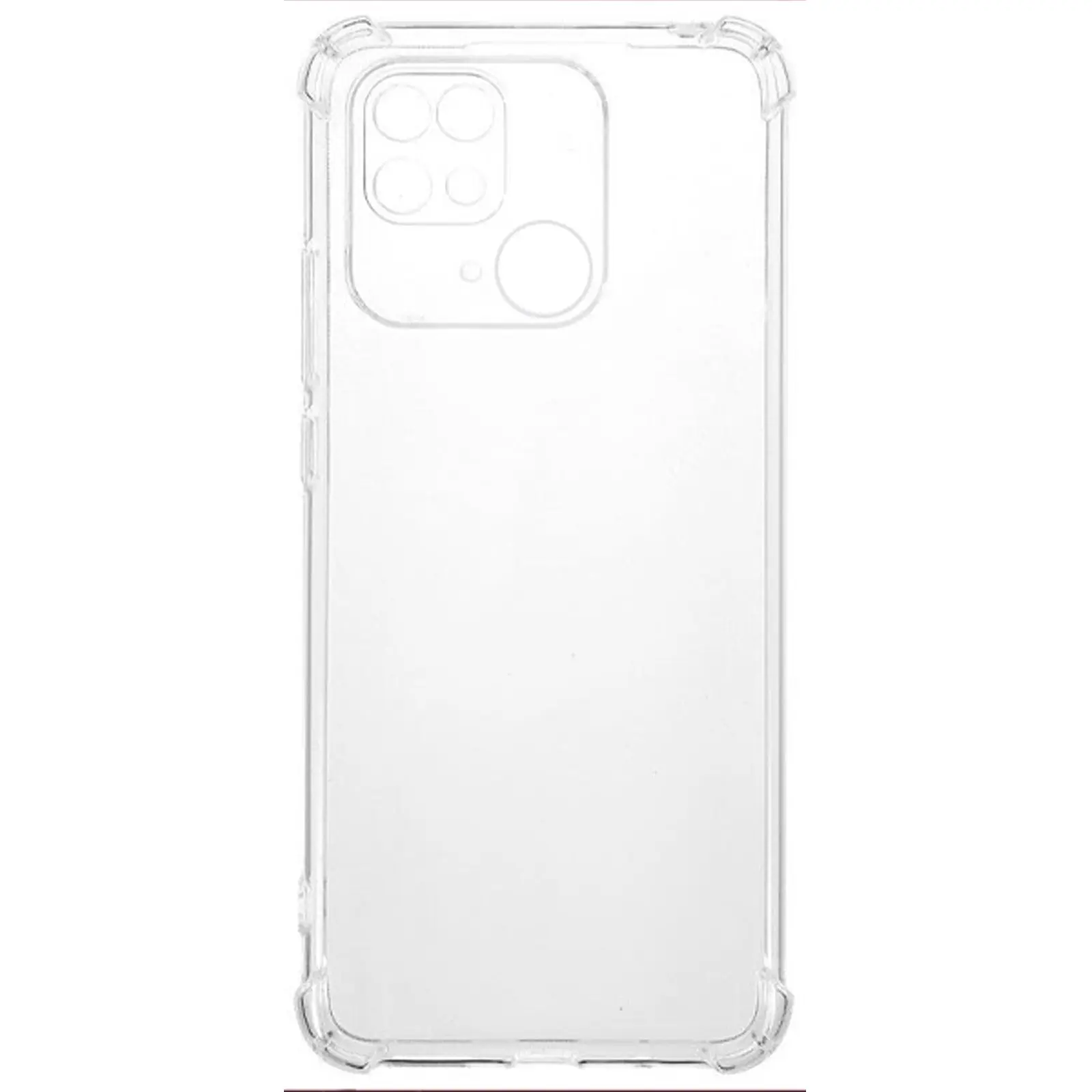 TPU чехол GETMAN Ease logo усиленные углы Full Camera для Xiaomi Redmi 10C, Бесцветный (прозрачный) 2, TPU, купить оптом с доставкой