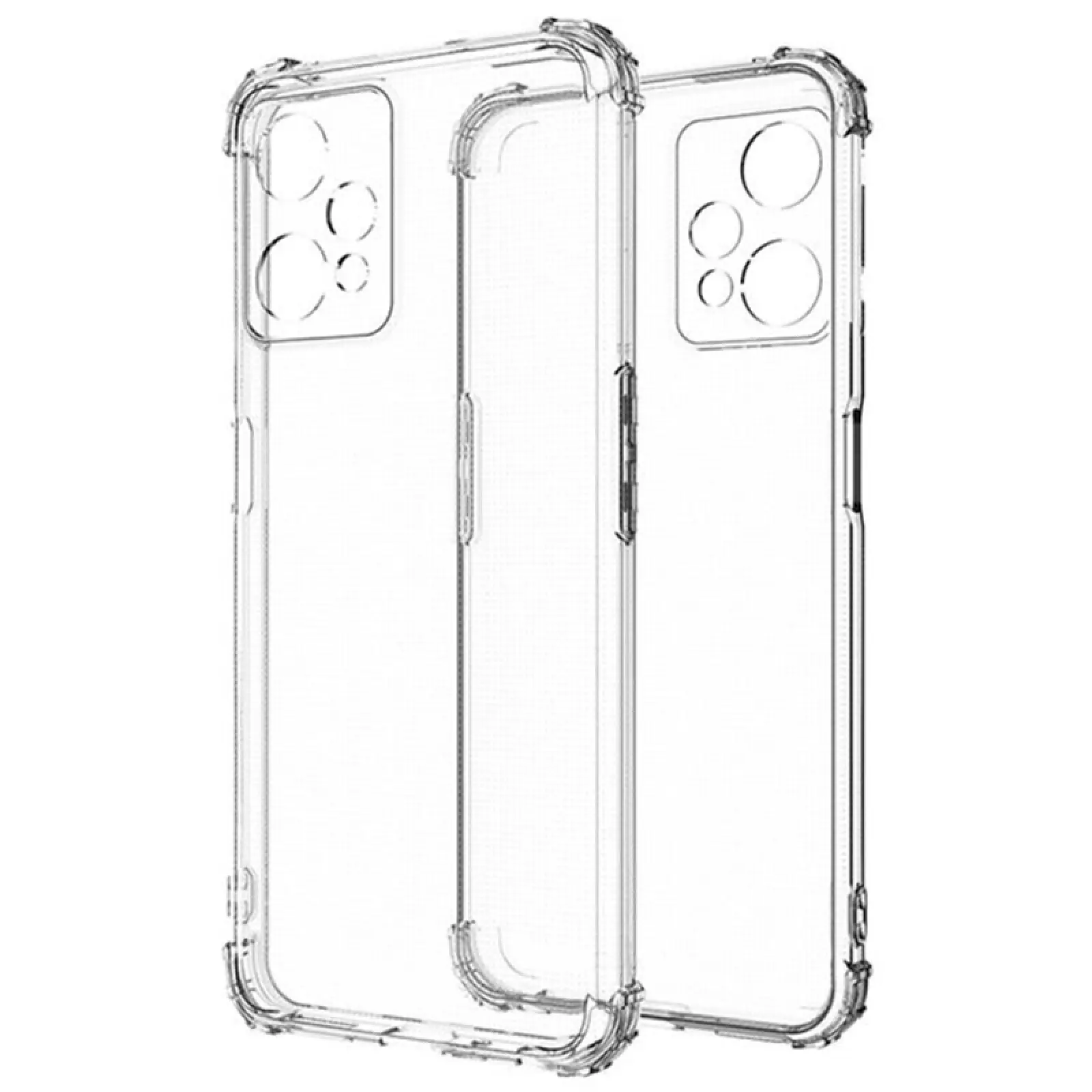 TPU чехол GETMAN Ease logo усиленные углы Full Camera для Realme 9 Pro, Бесцветный (прозрачный) 1, TPU, купить оптом с доставкой