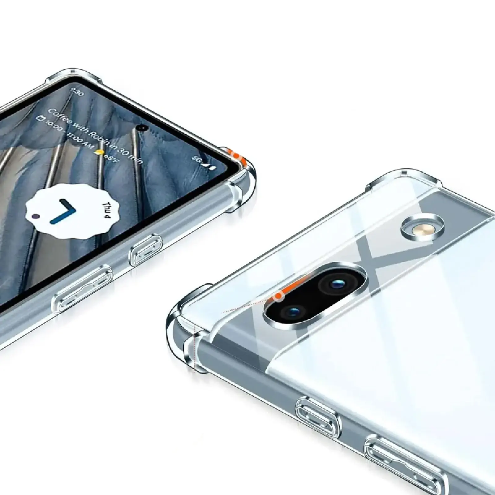 TPU чехол GETMAN Ease logo усиленные углы Full Camera для Google Pixel 7, Бесцветный (прозрачный) 1, TPU, купить оптом с доставкой