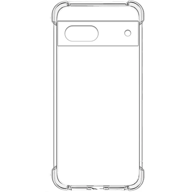 TPU чехол GETMAN Ease logo усиленные углы Full Camera для Google Pixel 7, Бесцветный (прозрачный) 3, TPU, купить оптом с доставкой