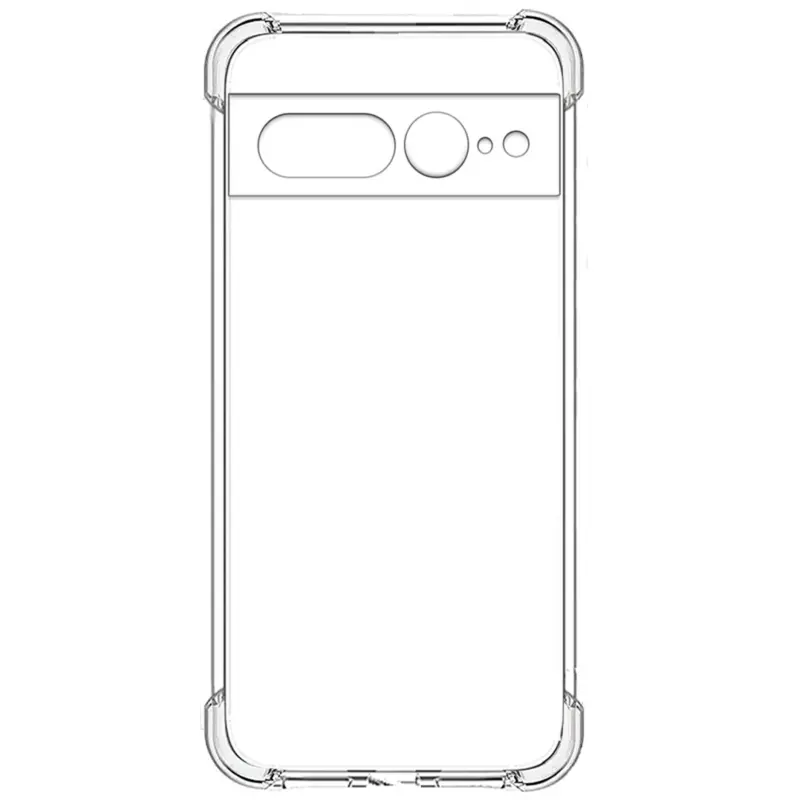 TPU чехол GETMAN Ease logo усиленные углы Full Camera для Google Pixel 7 Pro, Бесцветный (прозрачный) 2, TPU, купить оптом с доставкой