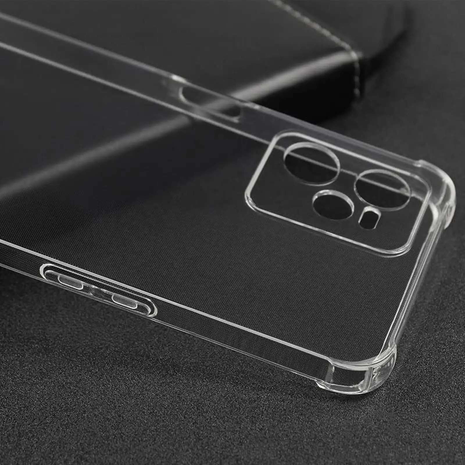 TPU чехол GETMAN Ease logo усиленные углы Full Camera для Realme C35, Бесцветный (прозрачный) 3, TPU, купить оптом с доставкой
