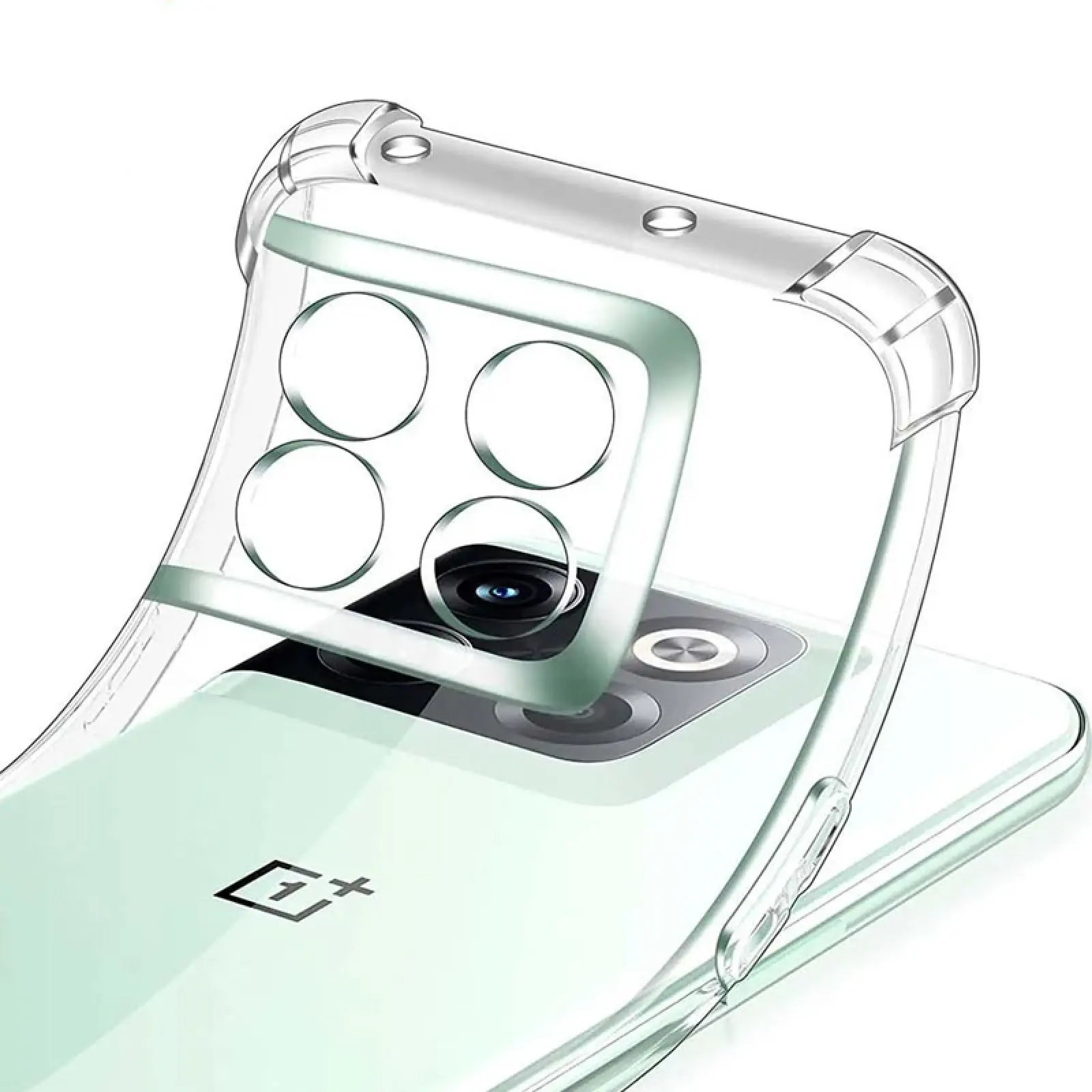 TPU чехол GETMAN Ease logo усиленные углы Full Camera для OnePlus 10T, Бесцветный (прозрачный) 1, TPU, купить оптом с доставкой