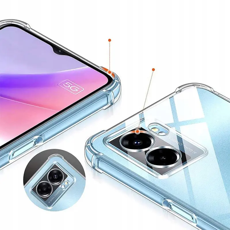 TPU чехол GETMAN Ease logo усиленные углы Full Camera для Oppo A57s / A57 4G / A77s, Бесцветный (прозрачный) 2, TPU, купить оптом с доставкой