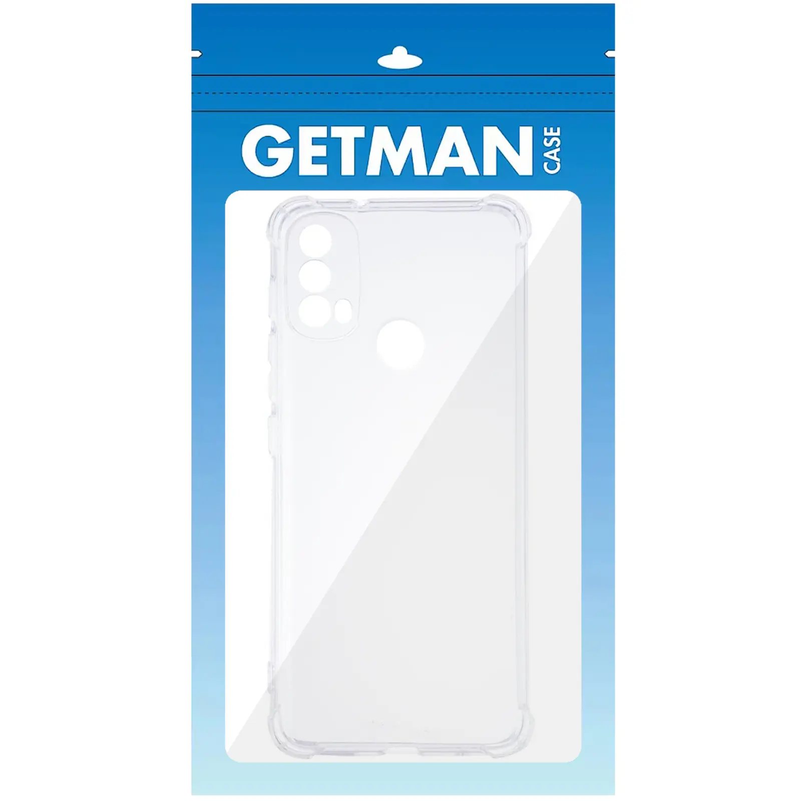 TPU чехол GETMAN Ease logo усиленные углы Full Camera для Motorola Moto E40 / E30, Бесцветный (прозрачный) 4, TPU, купить оптом с доставкой