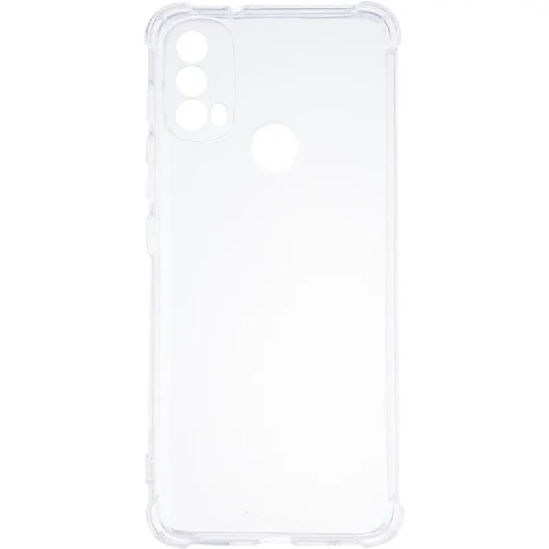 TPU чехол GETMAN Ease logo усиленные углы Full Camera для Motorola Moto E40 / E30, Бесцветный (прозрачный) 5, TPU, купить оптом с доставкой