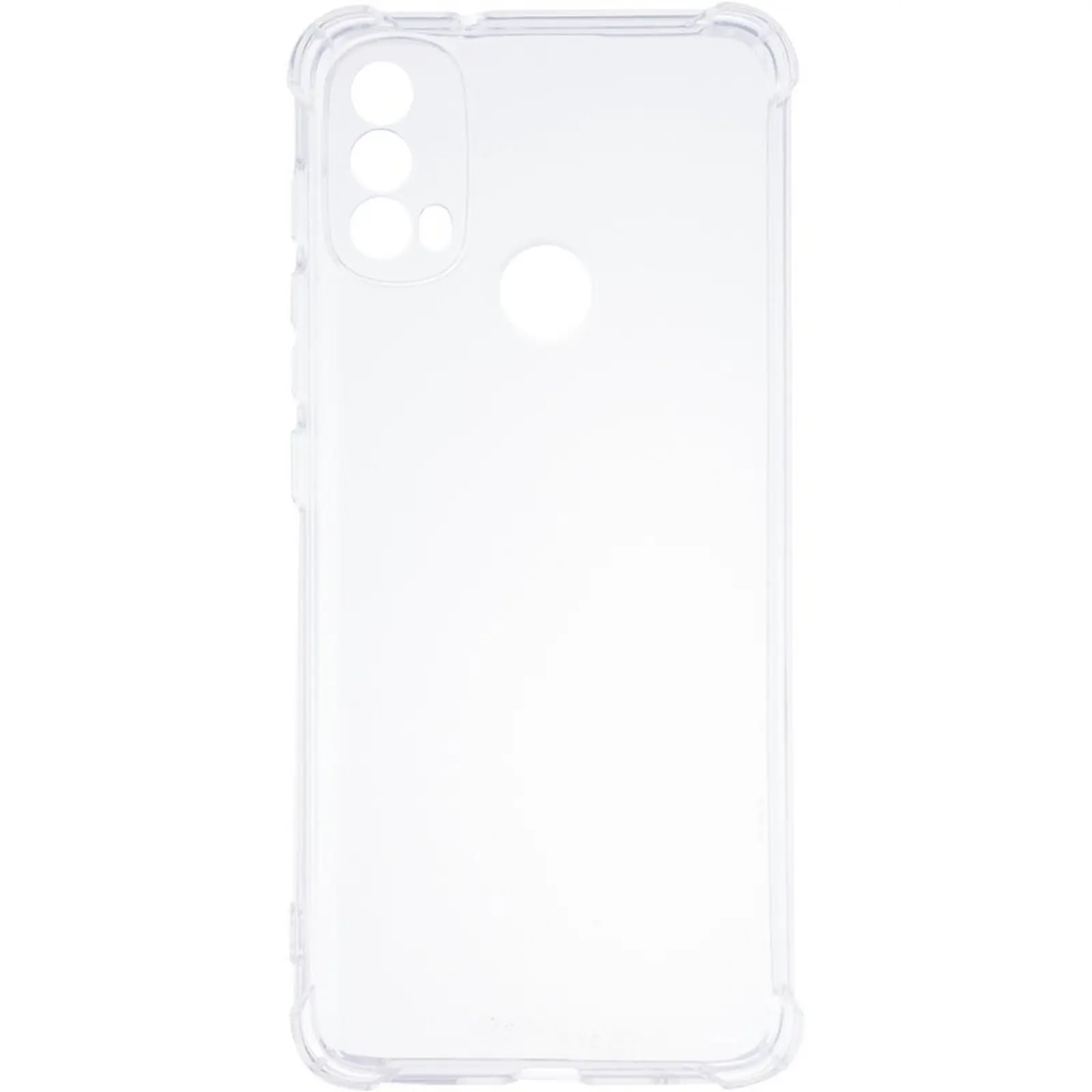 TPU чехол GETMAN Ease logo усиленные углы Full Camera для Motorola Moto E40 / E30, Бесцветный (прозрачный) 5, TPU, купить оптом с доставкой