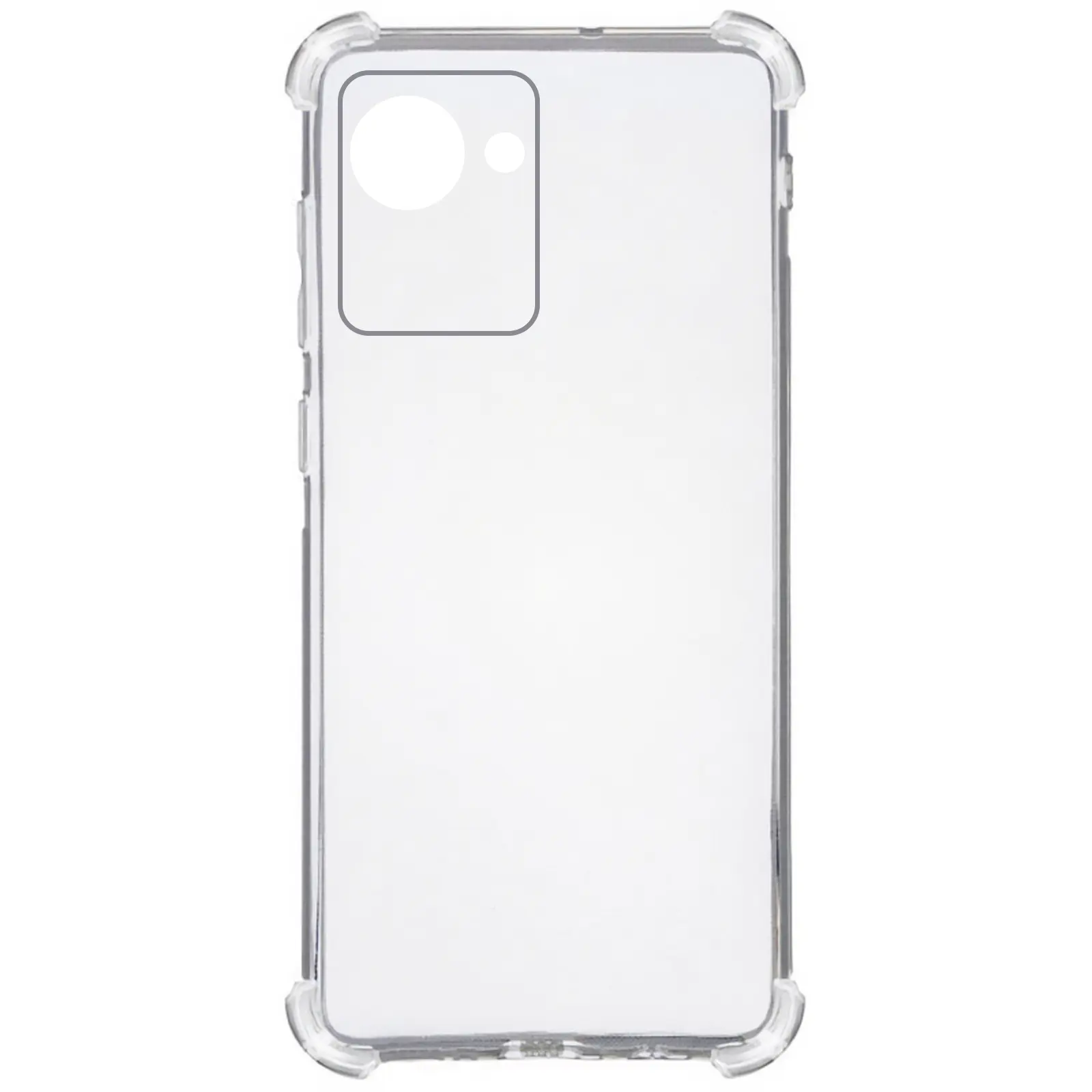 TPU чехол GETMAN Ease logo усиленные углы Full Camera для Realme C30s, Бесцветный (прозрачный) 4, TPU, купить оптом с доставкой
