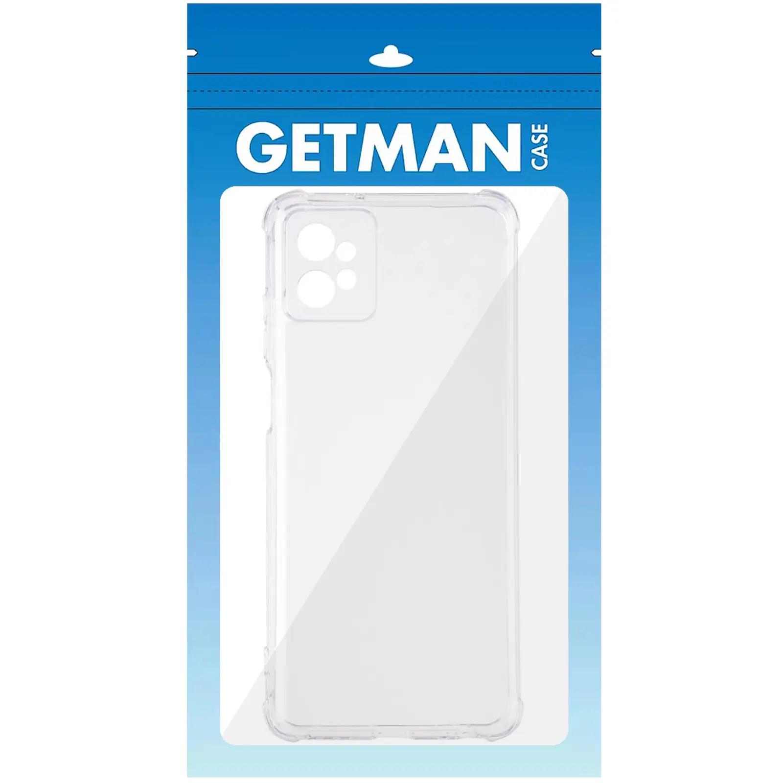 TPU чехол GETMAN Ease logo усиленные углы Full Camera для Motorola Moto G32, Бесцветный (прозрачный) 3, TPU, купить оптом с доставкой