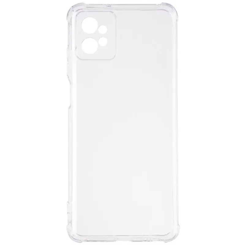 TPU чехол GETMAN Ease logo усиленные углы Full Camera для Motorola Moto G32, Бесцветный (прозрачный) 4, TPU, купить оптом с доставкой