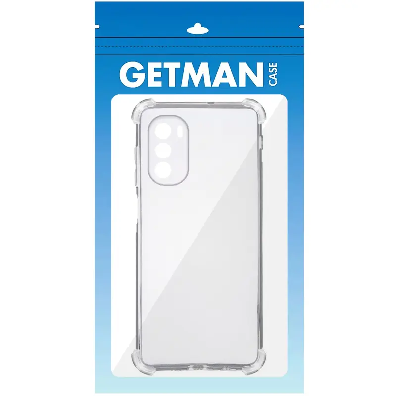 TPU чехол GETMAN Ease logo усиленные углы Full Camera для Motorola Moto G41, Бесцветный (прозрачный) 4, TPU, купить оптом с доставкой
