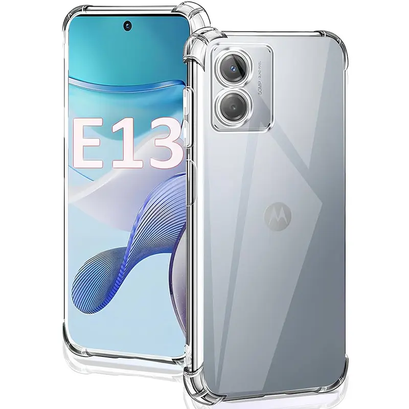 TPU чехол GETMAN Ease logo усиленные углы Full Camera для Motorola Moto E13, TPU, купить оптом с доставкой