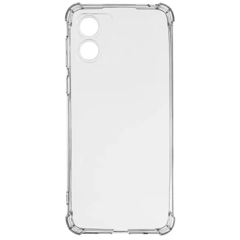 TPU чехол GETMAN Ease logo усиленные углы Full Camera для Motorola Moto E13, Бесцветный (прозрачный) 1, TPU, купить оптом с доставкой
