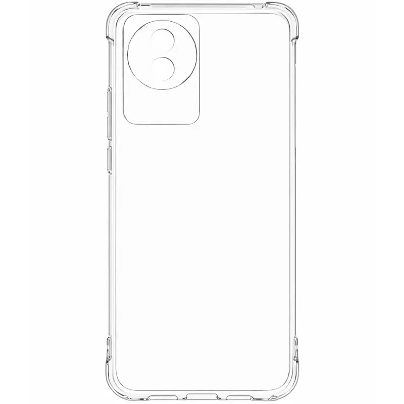 TPU чехол GETMAN Ease logo усиленные углы Full Camera для Vivo Y02, Бесцветный (прозрачный) 6, TPU, купить оптом с доставкой
