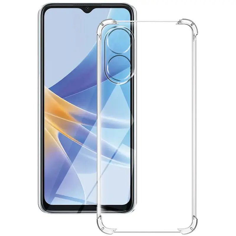 TPU чехол GETMAN Ease logo усиленные углы Full Camera для Oppo A98, Бесцветный (прозрачный) 1, TPU, купить оптом с доставкой