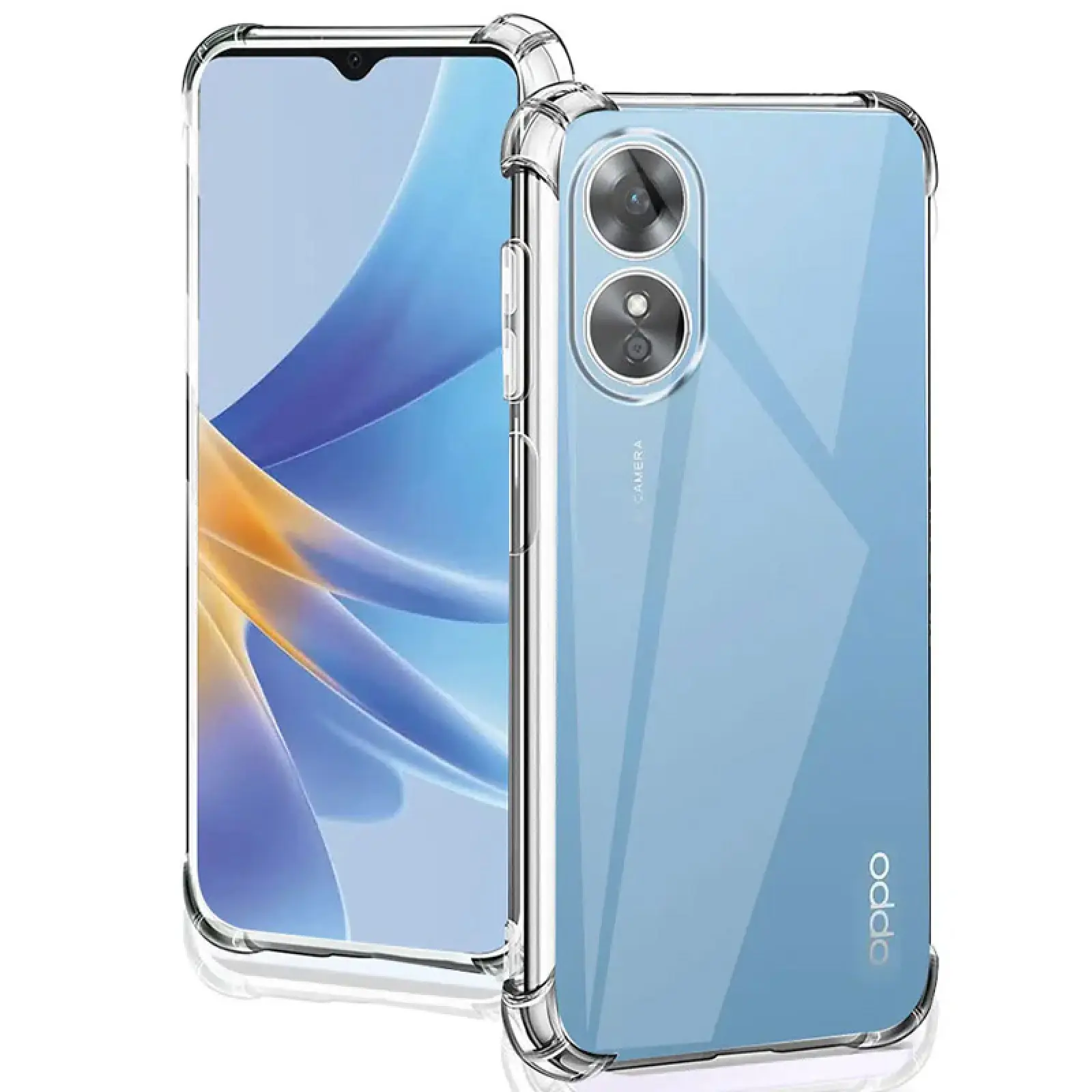 TPU чехол GETMAN Ease logo усиленные углы Full Camera для Oppo A58 4G, TPU, купить оптом с доставкой