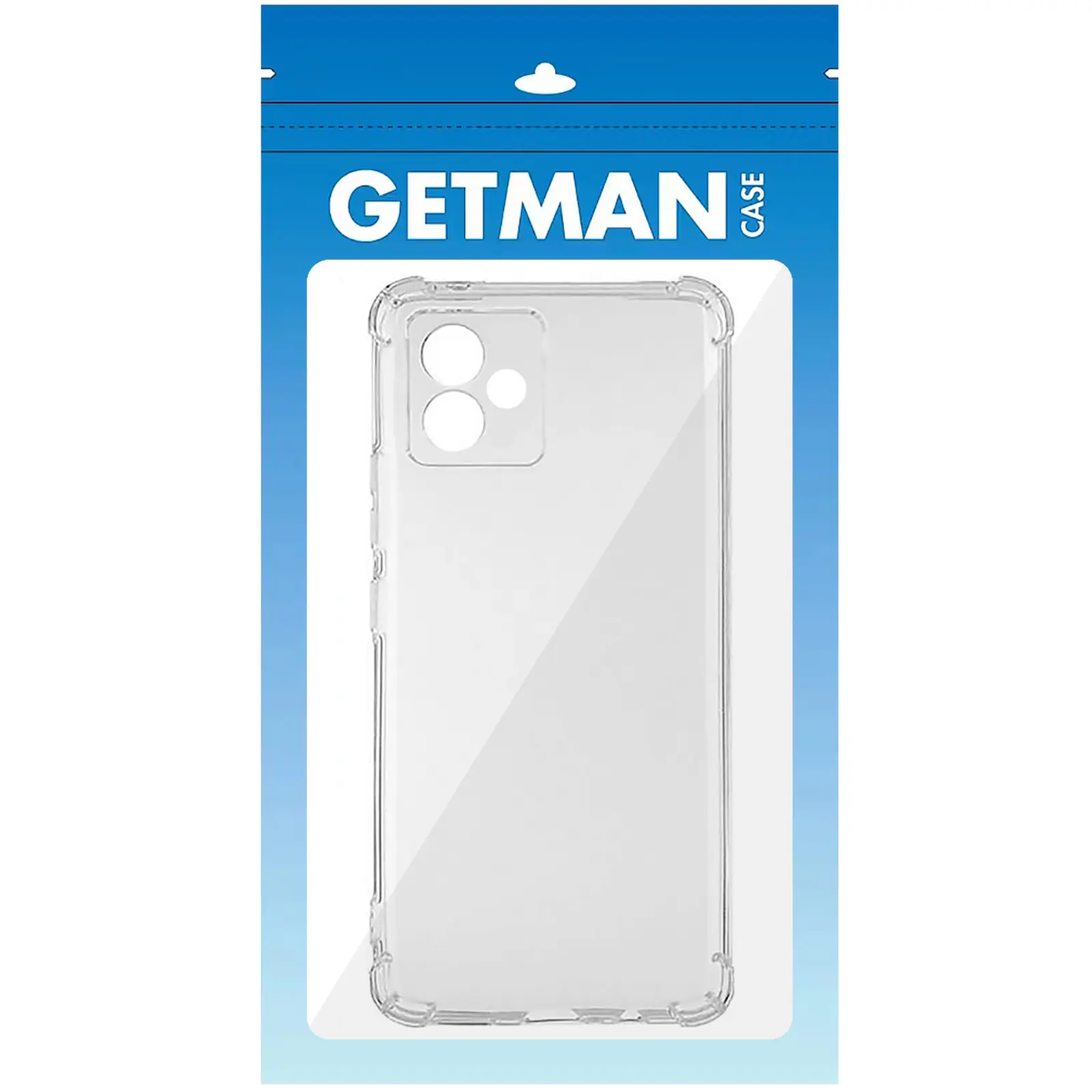TPU чехол GETMAN Ease logo усиленные углы Full Camera для Motorola Moto G14, Бесцветный (прозрачный) 4, TPU, купить оптом с доставкой
