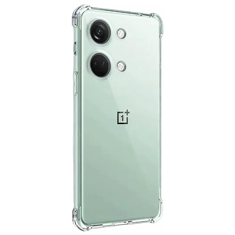 TPU чехол GETMAN Ease logo усиленные углы Full Camera для OnePlus Nord 3, Бесцветный (прозрачный) 2, TPU, купить оптом с доставкой