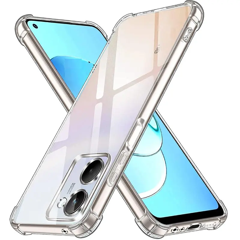 TPU чехол GETMAN Ease logo усиленные углы Full Camera для Vivo Y36, Бесцветный (прозрачный), TPU, купить оптом с доставкой