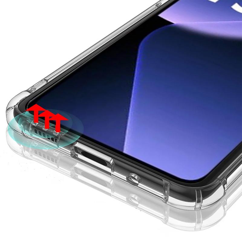 TPU чехол GETMAN Ease logo для Xiaomi 13T | Усиленные углы с амортизацией на картинке №4