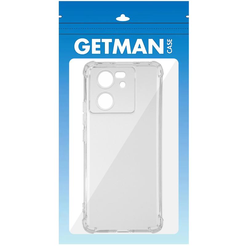 TPU чехол GETMAN Ease logo для Xiaomi 13T | Усиленные углы с амортизацией на картинке №6