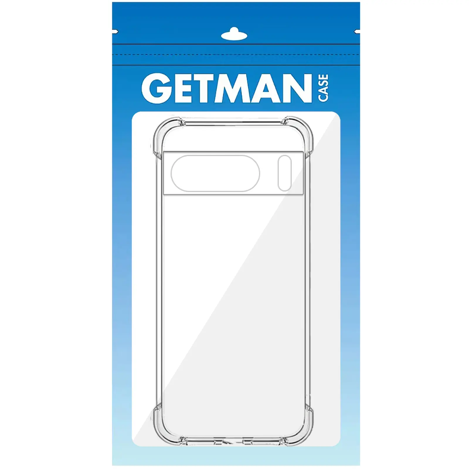 TPU чехол GETMAN Ease logo усиленные углы Full Camera для Google Pixel 8 Pro, Бесцветный (прозрачный) 2, TPU, купить оптом с доставкой