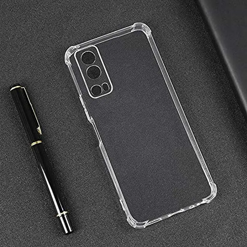 TPU чехол GETMAN Ease logo усиленные углы Full Camera для Vivo iQOO Z3, Бесцветный (прозрачный) 1, TPU, купить оптом с доставкой