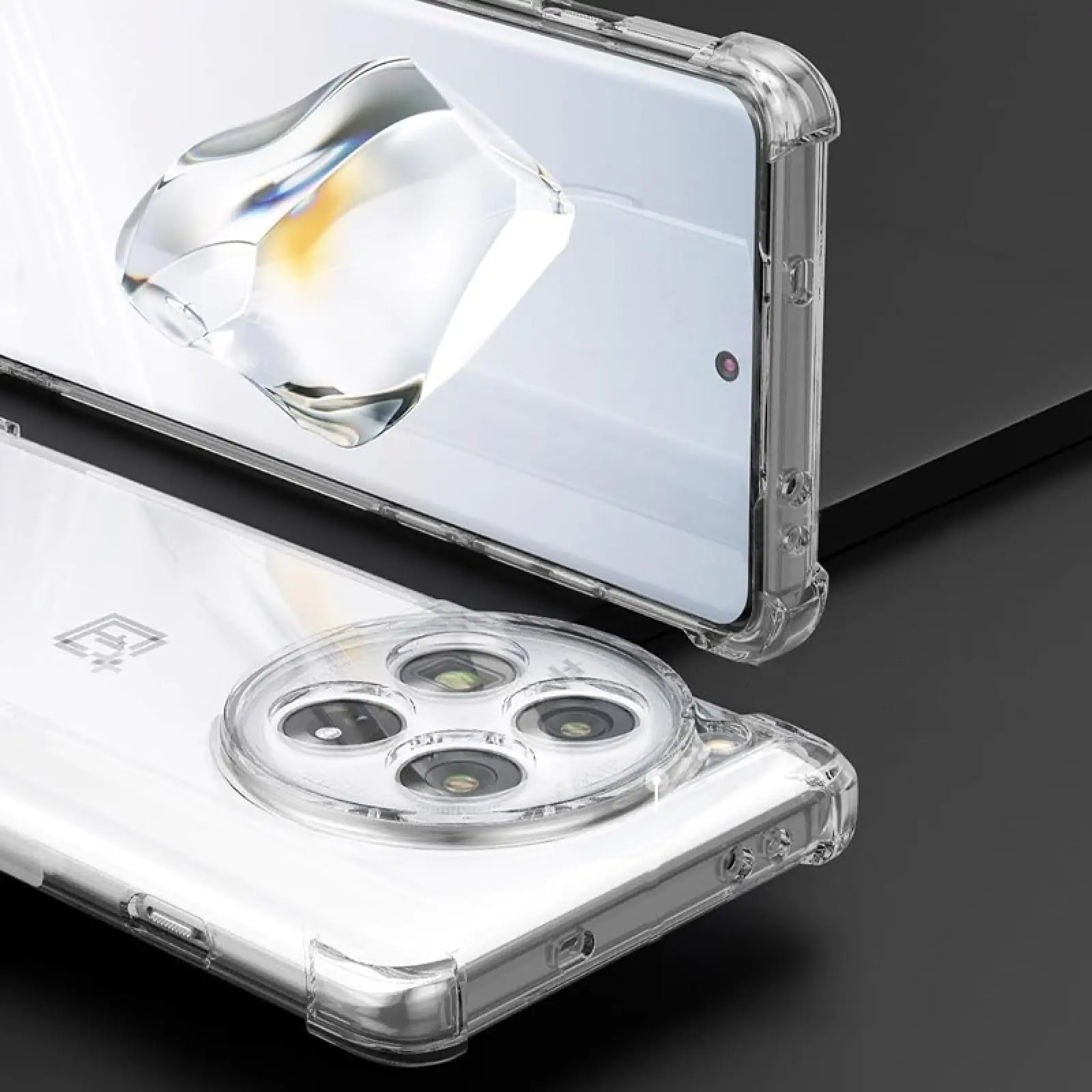 TPU чехол GETMAN Ease logo усиленные углы Full Camera для OnePlus 12, Бесцветный (прозрачный) 1, TPU, купить оптом с доставкой