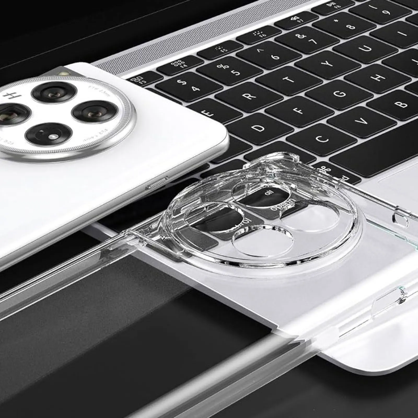 TPU чехол GETMAN Ease logo усиленные углы Full Camera для OnePlus 12, Бесцветный (прозрачный) 2, TPU, купить оптом с доставкой