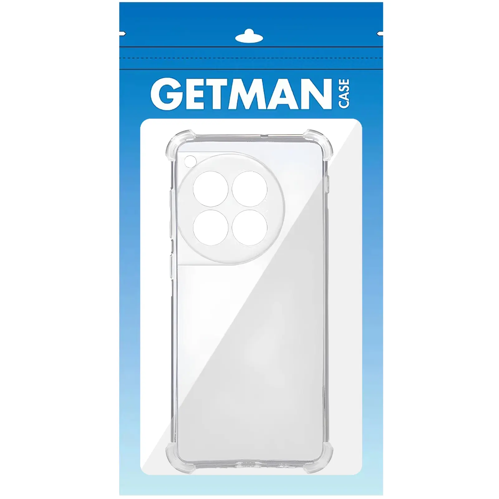 TPU чехол GETMAN Ease logo усиленные углы Full Camera для OnePlus 12, Бесцветный (прозрачный) 3, TPU, купить оптом с доставкой